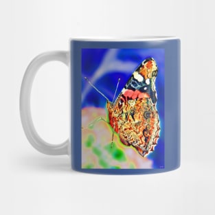 Red Admiral Butterfly Mug